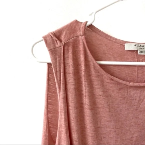 NWOT All Saints Rivi Tank Pink - Picture 6 of 8